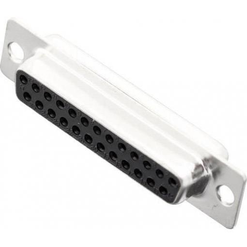 MH Connectors MHDB25-SS 2101-0180-13 D-SUB zásuvková lišta 180 ° Pólů: 25 pájecí kalíšek 1 ks