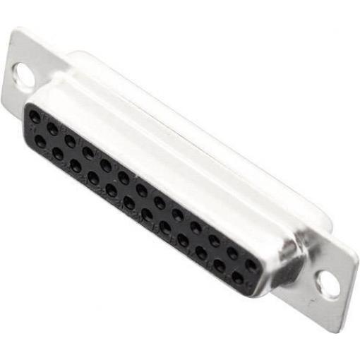 MH Connectors MHDM25-SS 2101-0200-13 D-SUB zásuvková lišta 180 ° Pólů: 25 pájecí kalíšek 1 ks