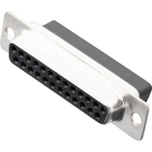 MH Connectors MHDBC25-SS 2101-0190-13 D-SUB zásuvková lišta 180 ° Pólů: 25 krimpované 1 ks