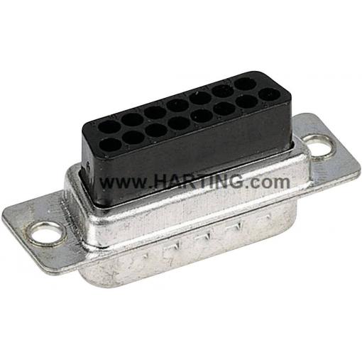 HARTING 09670504701 D-SUB zásuvková lišta 180 ° Pólů: 50 krimpované 1 ks