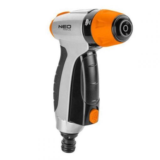 Zahradní zavlažovací pistole NEO TOOLS 3 funkce, oranžovo-černá