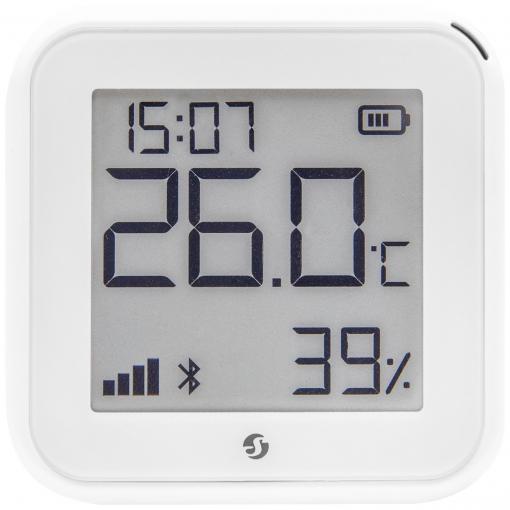 Shelly H&T Gen 3 Matte White bezdrátové teplotní a vlhkostní čidlo Bluetooth, Wi-Fi