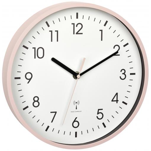 TFA Dostmann 60.3550.16 DCF nástěnné hodiny 24.5 cm x 42 mm , růžová