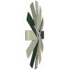TFA Dostmann 60.3020.04 Quartz nástěnné hodiny 40 cm x 3.7 cm x 40 cm , zelená, olivová, lesní zelená , tiché hodiny (bez tikání)
