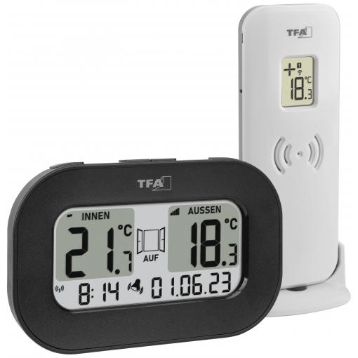 TFA Dostmann Funk-Thermometer COOL@HOME bezdrátový digitální teploměr černá 30.3046.01