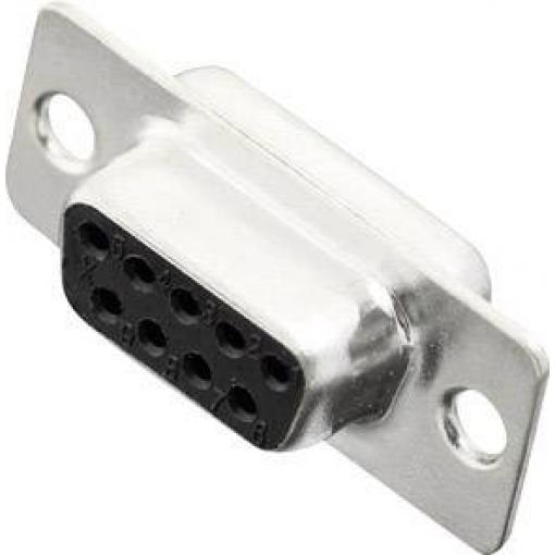 MH Connectors MHDB09-SS 2101-0180-11 D-SUB zásuvková lišta 180 ° Pólů: 9 pájecí kalíšek 1 ks