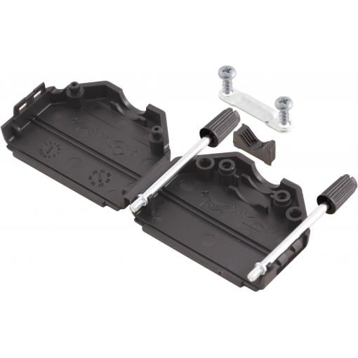 MH Connectors MHDPPK15-BK-K 6260-0101-02 D-SUB pouzdro Pólů: 15 plast 180 ° černá 1 ks