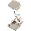 MH Connectors MHDPPK-M-09-K 6260-0105-01 D-SUB pouzdro Pólů: 9 plast, pokovený 180 ° stříbrná 1 ks
