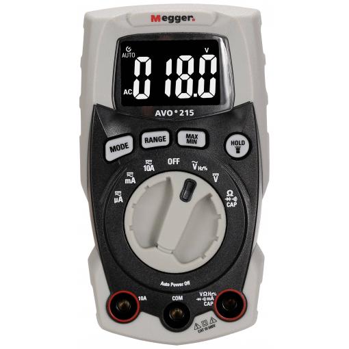 Megger AVO215 digitální multimetr, CAT III 600 V, Displej (counts): 4000