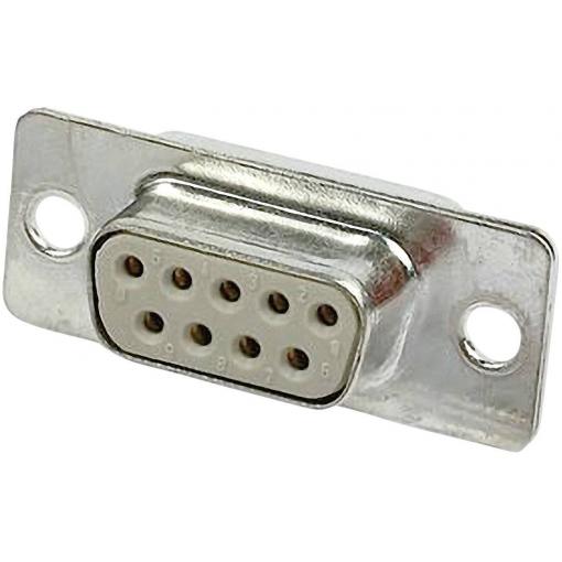 HARTING 09672094704 09672094704 D-SUB zásuvková lišta 180 ° Pólů: 9 pájecí kalíšek 1 ks