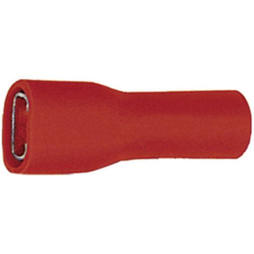 Klauke 8203V faston zásuvka Šířka zástrčky: 4.8 mm Tloušťka konektoru: 0.8 mm 180 ° plná izolace červená 1 ks