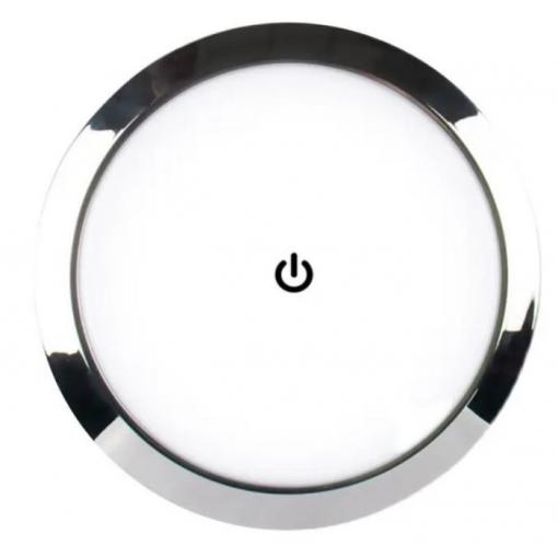LED podhledové světlo do karavanu h_k420c, 12–24 V, 6,5 W, 15 cm