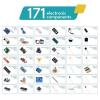 Starter Kit Arduino UNO R3 Kuongshun AE314, 171 dílů