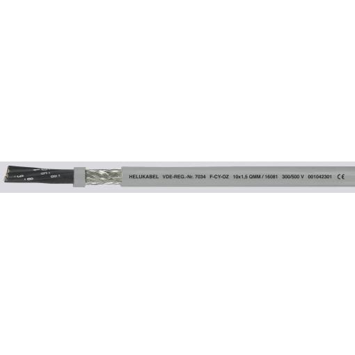 HELU F-CY-OZ 16079-1000 řídicí kabel 7 x 1.5 mm², 1000 m, šedá