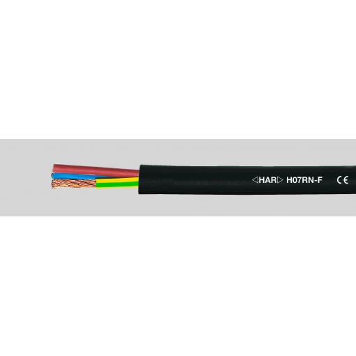 Helukabel 37044-1000 kabel s gumovou izolací H07RN-F 4 x 1 mm² černá 1000 m