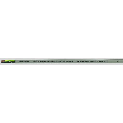HELU JZ-602 83081-1000 řídicí kabel 3 G 1 mm², 1000 m, šedá
