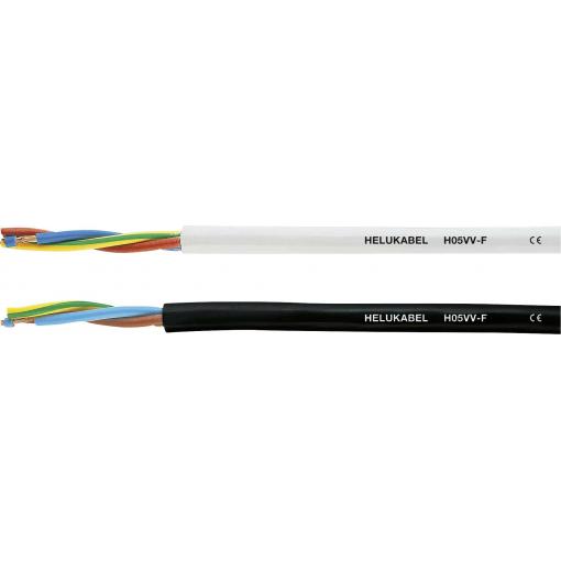 HELU H05VV-F 29460-1000 jednožilový kabel - lanko 3 G 1 mm², 1000 m, černá