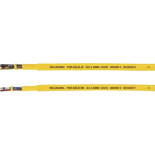 HELU PUR-Yellow JB 22211-1000 jednožilový kabel - lanko 3 G 1.5 mm², 1000 m, žlutá