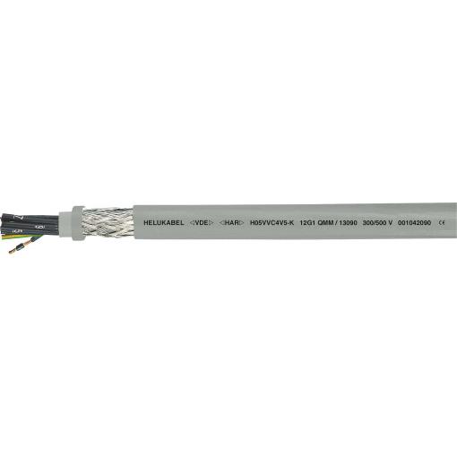HELU H05VVC4V5-K (NYSLYCYÖ-JZ) 13084-1000 řídicí kabel 3 G 1 mm², 1000 m, šedá
