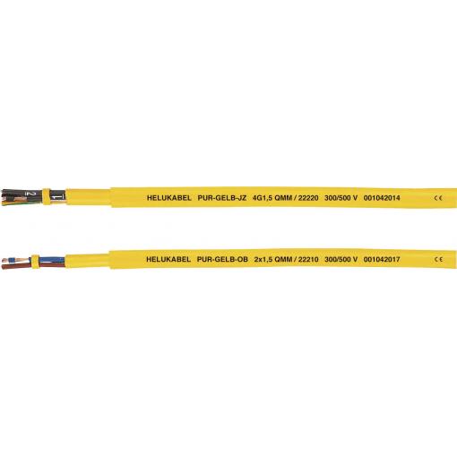 HELU PUR-Yellow JB 22213-1000 jednožilový kabel - lanko 5 G 1.5 mm², 1000 m, žlutá