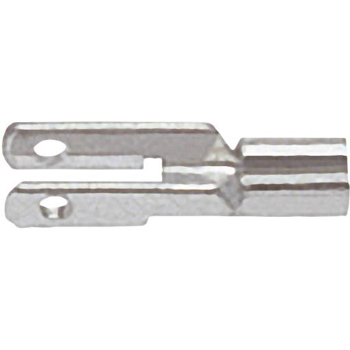 Klauke 735 faston rozbočovač Šířka zástrčky: 2.8 mm Tloušťka konektoru: 0.8 mm 180 ° bez izolace kov 1 ks