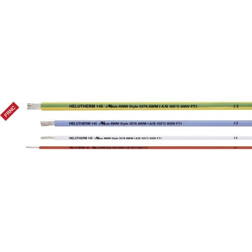 HELU 59542-500 vysokoteplotní vodič, HELUTHERM 145, 1 G 2.50 mm², žlutá, zelená, 500 m