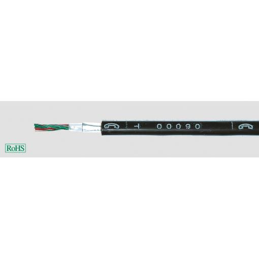 HELU 34102-1000 Kabeláž dálkové signalizace A-2Y(L)2Y 12 x 0.6 mm² + 12 x 0.6 mm² černá 1000 m