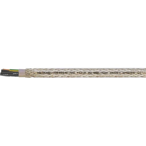HELU Y-CY-JZ 16300-1000 řídicí kabel 3 G 4 mm², 1000 m, transparentní