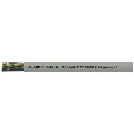 HELU JZ-500 11205-500 řídicí kabel 7 G 0.50 mm², 500 m, šedá