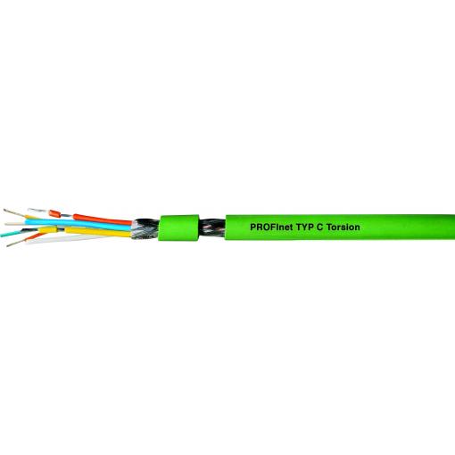HELU 802186-1000 sběrnicový kabel 2 x 2 x 0.36 mm² zelená 1000 m