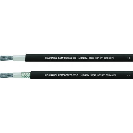 HELU 60217-500 kabel pro energetické řetězy KOMPOSPEED 600-C 1 x 10 mm² černá 500 m