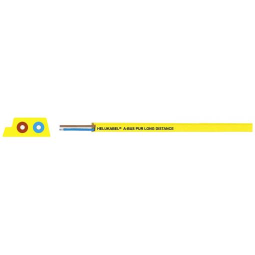HELU 804411-1000 sběrnicový kabel 2 x 2.5 mm² černá 1000 m
