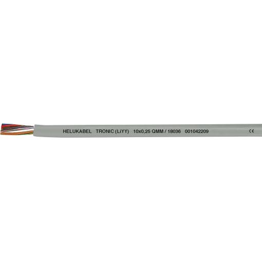 HELU 18031-1000 datový kabel LiYY 4 x 0.25 mm² šedá 1000 m