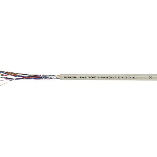 HELU 19002-1000 datový kabel LiYY 2 x 2 x 0.14 mm² šedá 1000 m