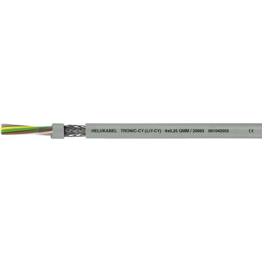 HELU 20029-1000 datový kabel LiYCY 2 x 0.25 mm² šedá 1000 m