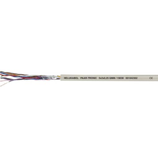 HELU 19008-1000 datový kabel LiYY 8 x 2 x 0.14 mm² šedá 1000 m