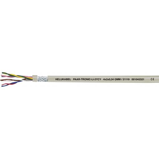 Helukabel 21112-1000 kabel pro přenos dat Li2YCY 3 x 2 x 0.22 mm² šedá 1000 m