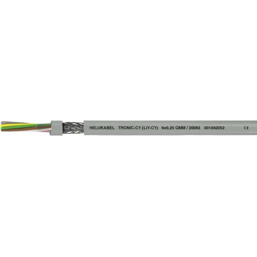 Helukabel 20030-500 kabel pro přenos dat LiYCY 3 x 0.25 mm² šedá 500 m
