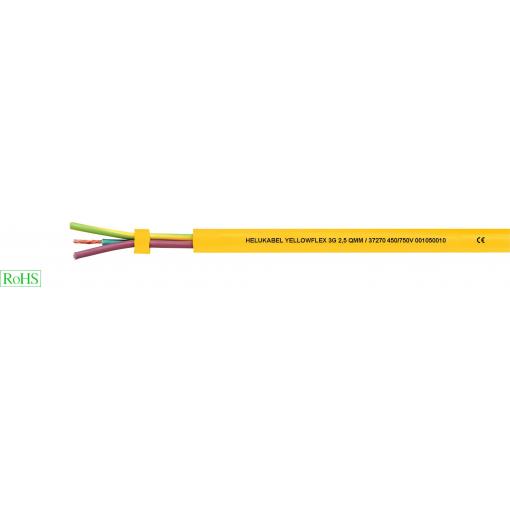 HELU 37272-500 kabel s gumovou izolací YELLOWFLEX 5 G 2.5 mm² žlutá 500 m