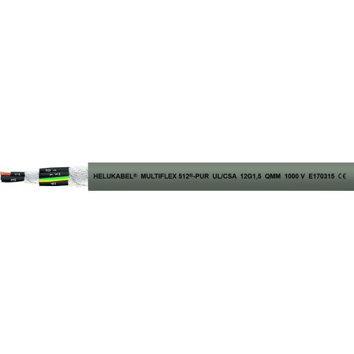 Helukabel 21571-500 kabel pro energetické řetězy M-FLEX 512-PUR UL 3 G 0.75 mm² šedá 500 m