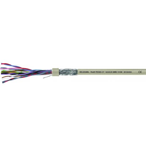 HELU 19971-500 datový kabel LiYCY 2 x 2 x 0.34 mm² šedá 500 m