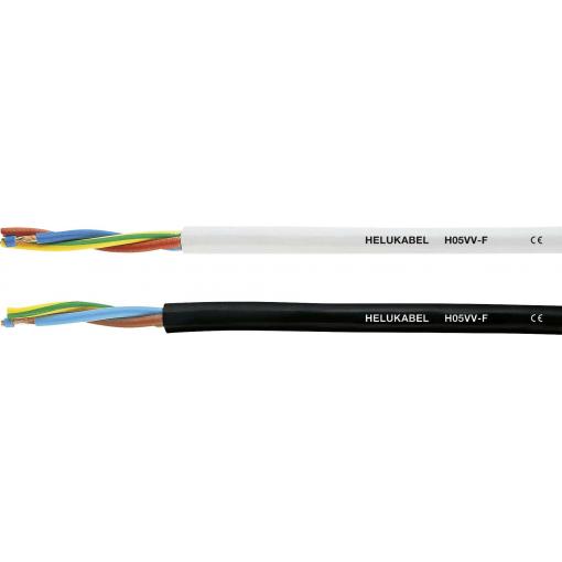 HELU H05VV-F 29456-500 jednožilový kabel - lanko 5 G 0.75 mm², 500 m, černá