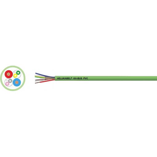 HELU 81447-500 sběrnicový kabel 2 x 1.5 mm² + 2 x 2 x 0.6 mm² zelená 500 m