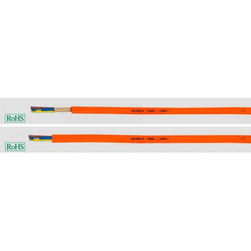 HELU H07BQ-F 22058-500 řídicí kabel 2 x 1.5 mm², 500 m, oranžová