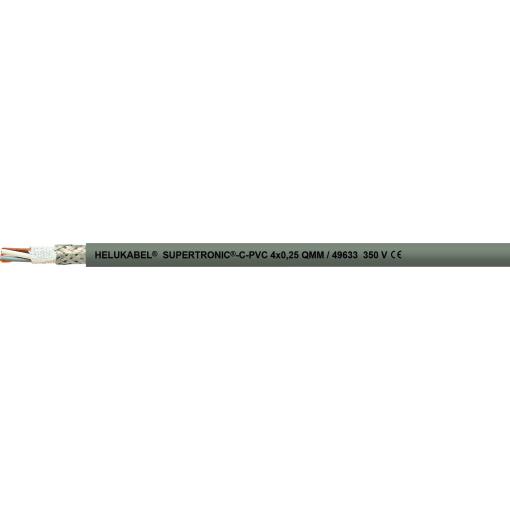 HELU 49626-500 kabel pro energetické řetězy S-TRONIC®-C-PVC 12 x 0.14 mm² šedá 500 m