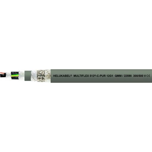 HELU 22572-500 kabel pro energetické řetězy M-FLEX 512-C 3 G 0.5 mm² šedá 500 m