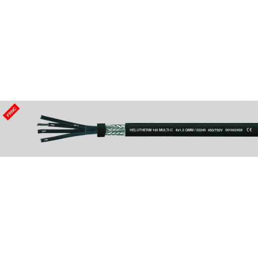 HELU HELUTHERM® 145 Multi-C 52215-500 vysokoteplotní kabel 4 x 0.75 mm², 500 m, černá