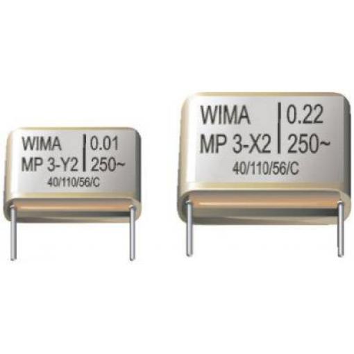 Wima MPX20W2100FC00MSSD-1 Odrušovací kondenzátor X2 radiální 0.01 µF 250 V/AC 20 % 1 ks