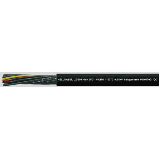 HELU JZ-600 HMH 12750-500 řídicí kabel 4 G 1 mm², 500 m, černá