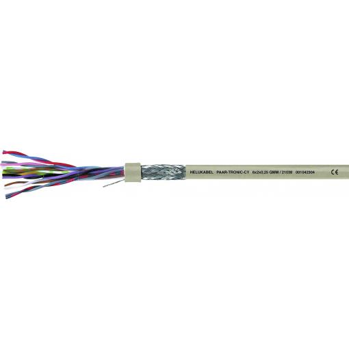 HELU 17005-500 datový kabel LiYCY 6 x 2 x 0.5 mm² šedá 500 m